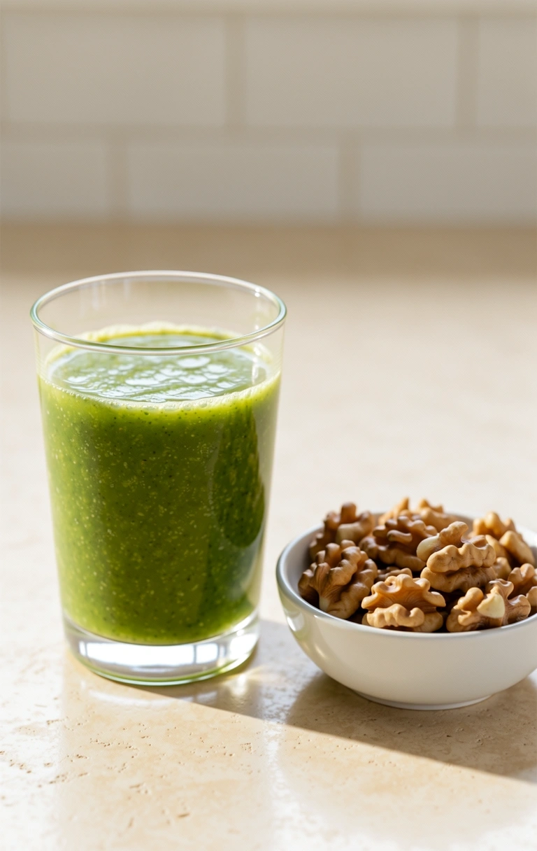 Natural nutrition and wellness morning routine